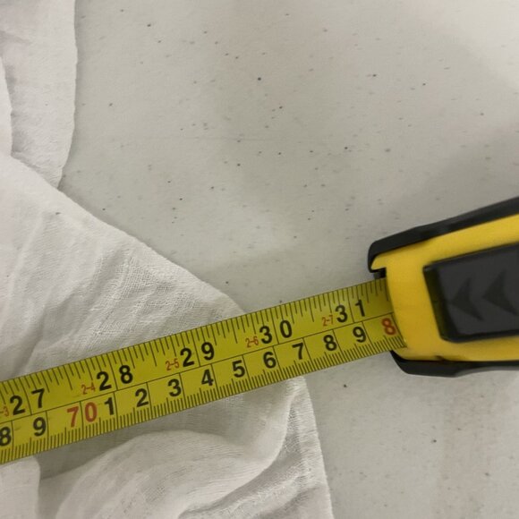 Massimo Dutti Womens Textured Linen Shirt Top L White Knot Front 5115/715 NWT - Picture 14 of 15